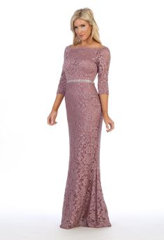 Look vintage-chic in this fitted off the shoulder lace evening dress with beaded waistband by Celavie 6390L. This beautiful floral lace formal gown features a straight across bodice with off shoulder bodice with mid-length sleeves, a waistband adorned with sparkly rhinestones, floor length fitted mermaid skirt, and a zipper closure. Affordably priced at $125, this long evening dress is perfect for any formal event and will keep you on budget! Designer: Celavie Style Number: 6390-L Material: Flor Off-shoulder Lace Evening Dress For Formal Events, Off-shoulder Lace Evening Dress For Formal Occasions, Formal Off-shoulder Lace Evening Dress, Elegant Lace Off-shoulder Evening Dress, Elegant Boat Neck Prom Evening Dress, Fitted Off-shoulder Lace Dress For Formal Occasions, Formal Fitted Off-shoulder Lace Dress, Elegant Off-shoulder Lace Dress For Formal Events, Elegant Off-shoulder Scalloped Lace Dress