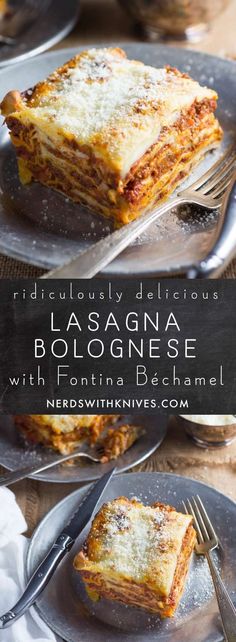 lasagna bologne with feta cheese is an easy and delicious side dish