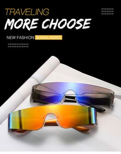 Chic Futuristic Sunglasses for Women – BodiModi