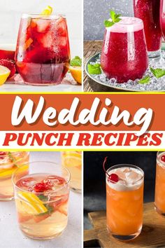 wedding punch recipes that are delicious and easy to make