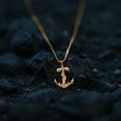 Elevate your style with our gold Anchor pendant. This solid gold necklace showcases exquisite craftsmanship, symbolizing stability and strength. The anchor pendant is more than just jewelry; it's a fine representation of nautical themes and maritime symbolism. PENDANT INFORMATIONThis pendant is made of real, solid gold.• Made in USA• Material: 14k or 18k solid gold• Finish: polished• Height: 1.5" (38 mm) x Width: 1.1" (27 mm)• Pendant weight: approx. 6 grams (14k)• Bail: fits up to 4 mm chains• Phoenix Pendant, Anchor Pendant, Anchor Necklace, Gold Dragon, Solid Gold Necklace, Small Circle, The Anchor, Solid Gold Chains, White Gold Chains