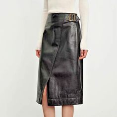 Chic Denim Skirt With Belt Loops, Chic Fall Pencil Skirt For Going Out, Fall Pencil Skirt For Going Out, Chic Skirt With Belt Loops For Fall, Chic Faux Leather Pencil Skirt For Work, Winter Pencil Skirt For Night Out, Trendy Fitted Pencil Skirt For Winter, Trendy Faux Leather Pencil Skirt For Work, Trendy Faux Leather Pencil Skirt For Office