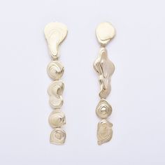 Brass Drip Earrings