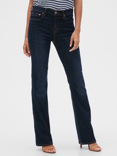 Mid Rise Bootcut Jeans, Dark Indigo, Buy One Get One, Recycled Cotton, Bootcut Jeans, Jeans And Boots, Stretch Denim, Style Me, Levi Jeans