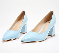 These smart, sophisticated pumps are positively show-stopping. From Marc Fisher LTD. Block Heel Pumps, Block Heel Shoes, Leather Block Heels, Marc Fisher, Slingback Pump, Heel Pumps, Low Heels, Winter Wedding, Block Heels