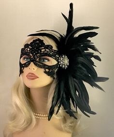 Ethereal Mermaid, Wedding Masquerade, Mask With Feathers, Lace Masquerade Mask, Feathers Wedding, Masquerade Party Decorations, Lace Masquerade Masks, Masquerade Ball Party, The Mask Costume