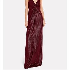 Stunning Shimmery Michelle Mason Gown. Worn Once For A Few Hours. Beaded Detail At Back Mesh Gown, Michelle Mason, Beach Wear Outfits, Beach Wear Dresses, Women Long Dresses, Active Wear Outfits, Designer Gowns, Twist Front, Cover Up Dress