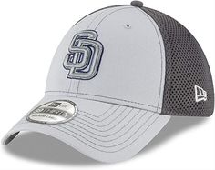 #ad Slide on this San Diego Padres Grayed Out Neo 39Thirty Flex Hat just in time for the game! Brown Hats, Slide On, Ball Cap, Just In Time, Panel Design, Team Logo