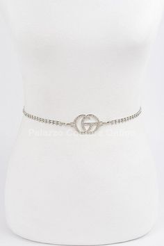 This adjustable Rhinestone metallic Chain belt comes in gold. It is the perfect accessory to add sparkle and flair to a drab outfit. One Size / Adjustable Width - 1.25" Length - 45" Composition - Iron, Rhinestone Silver Chain Belt Outfit, Chain Belt Outfit, Silver Chain Belt, Belt Ring, Casual Beach Wear, Dainty Chain, Chain Belt, New Arrival Dress, Shop Swimwear