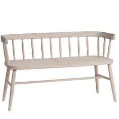 RSTC  Selby Bench Seat | Natural available at Rose St Trading Co Bench With Backrest, Apartment Lobby, Banquette Seating, Woven Rattan, Timber Framing, Chair Bench, Bench Seat, Small Furniture, Shaker Style