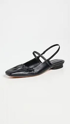 ATP Atelier Petina Flats | Shopbop Leather Slip-on Sandals With Square Toe, Leather Square Toe Slip-on Sandals, Square Toe Leather Slip-on Sandals, Fitted Leather Slingback Pumps With Round Toe, Atp Atelier, Uganda, New Arrivals, Free Shipping