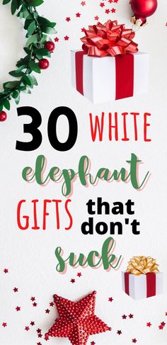 White Elephant or Secret Santa gift ideas Yankee Swap, Christmas Gift Exchange Games