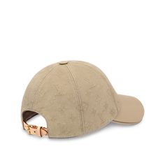 LOUIS VUITTON® - Lv First Cap - Khaki Luxury Beige Visor Baseball Cap, Luxury Beige Visor Hat, Luxury Snapback Baseball Cap, Luxury Adjustable Snapback Baseball Cap, Luxury Adjustable Baseball Cap With Curved Visor, Luxury Beige Baseball Cap, Designer Beige Baseball Cap, Luxury Brown Cap, Luxury Beige Baseball Cap With Curved Brim