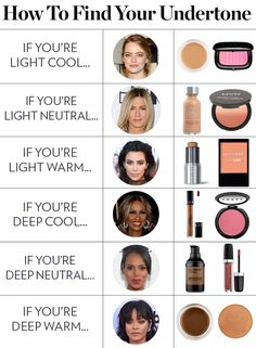 Beauty Breakdown: How to Find Your Skin's Undertones Find Your Undertone, Yellow Undertone Skin, Makeup Hacks Beauty Secrets