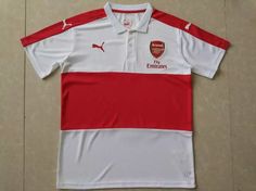 Arsenal white/red soccer polo Arsenal, Mens Polo, Polo Ralph Lauren, Men's Polo Shirt, Polo Shirt, Soccer, Ralph Lauren, Mens Tops, Red