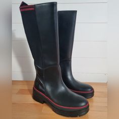 Timberland Malynn Waterproof Tall Boots Rebolt Size 8.5 Nwot Knee High Timberland Boots, Timberland Snow Boots, Blue Timberland Boots, Timberland Winter Boots, Timberland Booties, Timberland Sandals, Brown Timberland Boots, Timberland Leather Boots, Knee Boots Flat