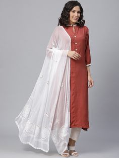 "Find more items of ADA:- https://www.etsy.com/in-en/shop/AdachikanStudio Fabric: Chiffon Length: 2.5 meter Color Option: Red, Black and White Embellishments: Muqaish/Mukaish and Gota Patti Thread: Cotton Touch and Feel: Soft and Comfortable Silhouette: This Chiffon Dupatta /Shawl/Stole/Wrap is the most comfortable and soft fabric texture. This pre-washed Dupatta showcases the elegance and charm of the Chikankari, pair it with any kurti and carry your own style; you end up looking quite classy a Semi-stitched Bohemian Kurta With Sheer Dupatta, Bohemian Georgette Kurta With Sheer Dupatta, Bohemian Kurta With Dupatta In Georgette, Bohemian Georgette Kurta With Dupatta, Bohemian Salwar Kameez With Sheer Dupatta, Bohemian Churidar With Dupatta For Festive Occasions, Bohemian White Sheer Dupatta, Chikankari Dupatta, Embroidery Apparel