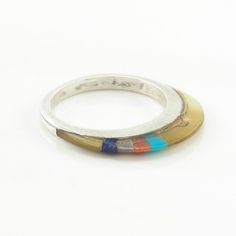 This ring is a size 5 1/2 (USA); It may not be resized Markings: Unmarked (Tested & guaranteed to be Sterling Silver) This ring weighs 1.9 Grams The Stone/Design is  MOP, Coral, Turquoise Inlay, 3 Dimensional   Natural  The Ring face measures 2.2mm wide The condition of this ring is Estate, Very good, moderate patina, small chip in stone This vintage item is circa 1980  For more vintage sterling silver rings please visit:  https://www.etsy.com/shop/SilverStarrs925?section_id=13854217 Thank you f Inlay Rings, The Ring Face, Vintage Sterling Silver Rings, Stone Design, Coral Turquoise, Rings Statement, Vintage Sterling Silver, Halloween Shopping, Statement Rings