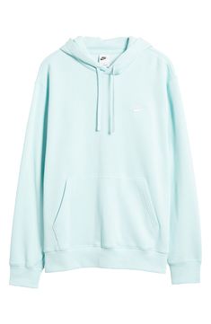 Nike Hoodie With Ribbed Cuffs For Spring, Nike Casual Sweatshirt With Drawstring Hood, Nike Sporty Hoodie For Spring, Nike Sporty Spring Hoodie, Nike Cotton Sweats For Spring, Nike Fleece Hoodie With Pockets, Nike Hoodie Sweatshirt With Pockets, Nike Casual Hoodie With Drawstring Hood, Nike Casual Sweatshirt With Kangaroo Pocket