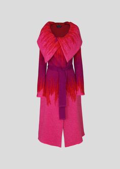 King Of Prussia Mall, Mohair Coat, Coat With Belt, Aesthetic Grunge Outfit, Clothing Pieces, Everything Pink, Knitwear Design, Fashion Design Clothes, Shawl Collar