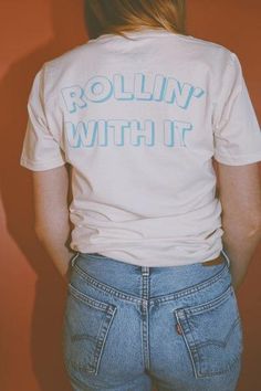 Rollin' With It Tee Summer Diy, Magical Girl, Autumn Summer, Clothing And Shoes, Nice Dresses, Light Blue, Cute Outfits, Mens Graphic Tshirt, Human