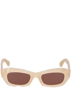 Acetate frame. Logo details Frame Logo, Acetate Sunglasses, Sunglasses Accessories, Top Brands, Great Deals, Off White, Women Accessories, Sunglasses, Luxury Fashion