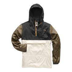 Fabric: 50D 75 g/m² WindWall®—100% polyester ripstop with durable water-repellent (DWR) finish Versatile, wind- and rain-resistant pullover Standard fit Anorak-style jacket Adjustable hood with drawcord Stows into fanny-pack-style kangaroo pocket WindWall® wind-resistance Removable, low-profile fanny-pack straps Zip pocket on exterior of fanny pack Elastic cuffs TNF™ logo on exterior of fanny pack Screen-printed logo on left chest and back-right shoulder Length from shoulder to hip: 29" North Face Jacket Mens, Nuptse Jacket, Mens Outdoor Clothing, The North Face Jacket, Fire Fits, Jackets Men Fashion, Mens Sweatshirts Hoodie, North Face Women, Urban Outfits