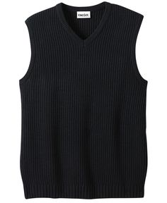 in stock Black Cotton V-neck Sweater For Winter, Black Cotton V-neck Winter Sweater, Black V-neck Sweater For Layering, Casual Black V-neck Sweater Vest, Black Cotton Sweater Vest For Winter, Black Cotton Sweater Vest For Fall, Black V-neck Sweater For Fall, Black V-neck Cotton Sweater, Black Cotton V-neck Sweater