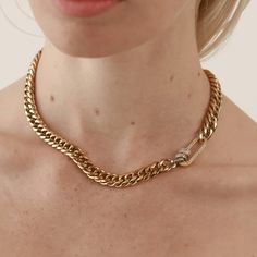 Introducing our "Edgy Everyday Chains" - a collection that has been meticulously designed to make a statement, while remaining versatile for everyday wear. Crafted with precision, these chains are more than just accessories - they're an expression of your defiant, individualistic spirit. Whether worn solo for a subtle yet stylish touch, or layered for a bolder statement, they effortlessly elevate any outfit. Be it a formal meeting, a casual brunch, or a night out, these chains adapt to your styl Everyday Cuban Link Necklace With Adjustable Chain, Modern Cuban Link Necklace With Adjustable Chain For Everyday, Everyday Cuban Link Chain Jewelry, Everyday Gold Cuban Link Necklace, Chunky Cuban Link Chain Jewelry, Everyday Cuban Link Necklace With Cable Chain, Everyday Cuban Link Chunky Chain Jewelry, Everyday Chunky Cuban Link Chain Jewelry, Double Chain Jewelry