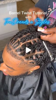 HOUSTON LOCTICIAN on Instagram: "Interested in Booking? Click the link in my bio April Books Open for Scheduling the 20th of this Month🩵 • •  • Follow ( @trudreadsnstyles ) for more content • • •  #houstonlocs #houstonnaturalstylist#locbraids #womenlocstyles #locbarreltutorial #houstonextensions #explore #houstondreads #houstonloctician #barreltutorials #houstontwist#explorepage#locreattachment #twostrandtwist#houstondreadstylist #houstonlocstylist #twist#locs##houstontwist #viral #barreltwist#retwisthouston #locmaintenance #locstyles #houstonretwist#twostrandtwistHouston#mediumlocstyles #shortlocstyles#locbarrels" Three Barrel Twist Locs, Men’s Braid Twist Styles, Barrel Twist And Two Strand Locs, Barell Twist Two Strand, 2 Strand Barrel Twist, 5 Barrel Twist Locs, Barrel Twist Into Two Strand, Short Loc Barrel Twist, Dreads Short Hair Men