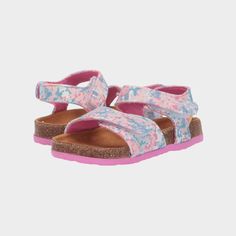 Joules Floral Tippy Toes Velcro Strap Sandals Size 4 Big Kid Nwt 10oshel Pink Adjustable Fit Sandals For Summer, Pink Sandals With Adjustable Fit For Summer, Pink Adjustable Fit Synthetic Sandals, Adjustable Pink Fun Sandals, Playful Pink Synthetic Sandals, Playful Pink Closed Toe Sandals, Playful Pink Sandals With Round Toe, Pink Non-slip Sandals For Playtime, Multicolor Sandals For Spring Playtime