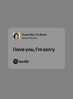 i love you, i'm sorry and i love you im sorry on spotify