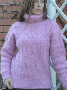 Body ligth 24 inches body width 18 inches Sleeve measured from the neckline to the end of the cuff 19 inches Made from yarn 51% - acrylic, 25% mohair, 26% wool All the measurement are taken without the item and not streetched. Please, check carefully the described measurements before you decide to purchase this item If you have any questions , ask me All measurements are taken with the item laid flat and not stretched. The top quality materials, craftsmanship and service, in addition to the best Mohair Sweater Knit, Hand Knit Cardigan, Apricot Sweater, Mohair Knit, Wool Pullover, Sweater Wool, Ladies Turtleneck Sweaters, Womens Turtleneck, To The End