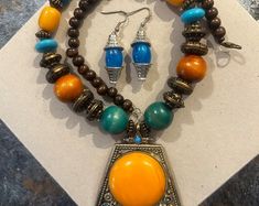 Long Boho Gemstone Gypsy Necklace, Artisan Gifts for Her, by Knottedup - Etsy Artisan Gifts, Artisan Gift, Beaded Necklaces, Favorite Things Gift, Boho Jewelry, Gemstone Jewelry, Beaded Necklace, Jewelry Necklaces, Accessory Gift