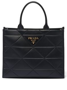 black calf leather triangle logo gold-tone logo lettering top zip fastening two top handles main compartment internal zip-fastening pocket Prada Bag Drawing, Prada Bag Aesthetic, Purse Wall, Prada Leather Tote, Prada Tote Bag, Collage Images, Drawing Bag, Large Leather Tote Bag, Diamond Heart Pendant Necklace