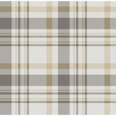 a beige and grey plaid fabric