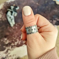 Check out this item in my Etsy shop https://www.etsy.com/listing/953442363/personalized-initials-western-ring Western Birthday Gift Ideas, Adjustable Hand Stamped Rings For Everyday, Adjustable Hand Stamped Everyday Rings, Adjustable Hand Stamped Initial Ring For Promise, Adjustable Nickel-free Engraved Ring For Everyday Wear, Adjustable Nickel-free Rings For Mother's Day, Engraved Promise Ring For Mother's Day, Everyday Adjustable Open Engraved Ring, Adjustable Open Engraved Ring For Everyday