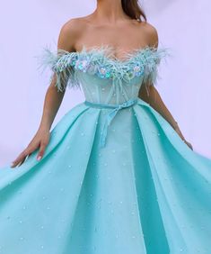 Sweet Dreams TMD Gown – Teuta Matoshi Turquoise Ball Gown, Teuta Matoshi, Sparkly Gown, Evening Dresses Uk, Net Dress, Cheap Evening Dresses, Prom Dresses Sleeveless, Prom Dresses For Sale, Pearl Dress