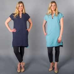 Betabrand Nwt Reversible Travel Tunic Dress In Navy/Aqua Size Medium. New With Tags. Survive Transcontinental Flights Or Dazzle At Happy Hour In The Ultra-Comfy, Wrinkle-Resistant Reversible Travel Tunic. Whether You Wear It As Part Of The Entire Travel Dress Suit Or Mix And Max The Pieces, You'll Transition Effortlessly In And Out Of Any Environment With Style. Best Of All, The Dress Is Reversible: Teal On One Side, Aqua On The Other! Effortlessly Reversible: Navy On One Side, Aqua On The Other Dresses For Travel, Preppy Capsule Wardrobe, Silk Cowl Neck Dress, Green Tunic Dress, Convertible Clothing, Long Sleeve Jersey Dress, Sack Dress, Travel Clothes, Reversible Dress