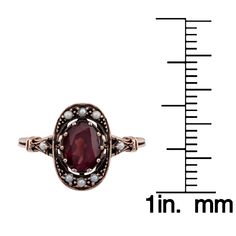 Enhance any wardrobe with this vintage inspired Garnet and Cultured-Pearl ring. This uniquely designed ring showcase a genuine natural 9 x 7 mm oval Garnet and Cultured-Pearl accent stones. The ring is crafted in 10k rose gold using antique reproduction finish to create a truly vintage inspired piece of jewelry. 9x7mm Genuine Oval Garnet, Freshwater Cultured-Pearl Accent Stones January Birthstone Ring Rose Gold Antique Finish, Heirloom Style Ring Ships from the US in 1-2 business days, Free Jewe Cultured Pearl Ring, January Birthstone Rings, January Birthstone, Red Gemstones, Ring Rose Gold, True Self, Pearl Types, Pearl Grey, Garnet Gemstone