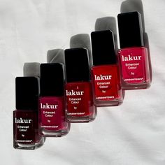 Red nails are always on trend. Bold, playful, and classic, there's a shade for every mood and moment. Featured shades: Lady Luck, Dragon Fruit, Changing of the Guards, London Calling, Down to Dilly - link in bio! Luck Dragon, Lady Luck, London Town, London Calling, Dragon Fruit