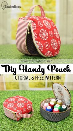 the sewing pattern for this handbag is easy to sew