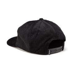 A hat that gets better with age Timeless, comfortable, and a style that's here to stay, the Big Black is a standout. Featuring a 100% cotton corduroy exterior and an embroidered Seager script font, this medium profile, unstructured snapback is made to get better over time. Details: Medium profile, unstructured snapback "Hey Good Lookin" tag on inside of hat One size fits most Adjustable snapback closure 100% Cotton Casual Black Corduroy Hat, Casual Corduroy Snapback Hat For Streetwear, Corduroy Snapback Hat For Streetwear With Curved Brim, Corduroy Trucker Hat With Curved Brim For Streetwear, Corduroy Baseball Cap For Streetwear, Corduroy Flat Bill Baseball Cap For Streetwear, Corduroy Snapback Hat For Streetwear, Flat Bill Corduroy Trucker Hat For Streetwear, Corduroy Flat Brim Baseball Cap For Streetwear