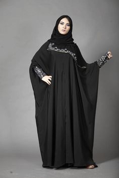 صور عبايات سعودية #fashion #new #dress Burkha Designs Black, Abaya Designs Dubai, Burqa Designs, Dubai 2023, Niqab Fashion