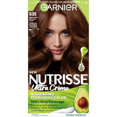 Nutrisse Ultra Crème 535 – Medium Golden Mahogany Brown Best Red Hair Dye, Pelo Color Borgoña, Mahogany Brown Hair, What Is Balayage, Dark Hair Dye, Garnier Hair Color, Medium Golden Brown, Golden Brown Hair, Color Conditioner