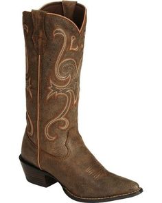 Durango Women's Crush Jealousy Western Boots, Brn Bomber Brown Leather Boots For Country Events, Distressed Brown Fitted Boots With Round Toe, Fitted Distressed Brown Boots With Round Toe, Vintage Brown Rodeo Boots For Fall, Vintage Brown Boots For Rodeo In Fall, Vintage Brown Boots For Rodeo, Fitted Vintage Brown Snip Toe Boots, Brown Fitted Western Boots, Fitted Brown Boots For Western-themed Events