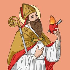 a man with a beard holding a red bird in his right hand and wearing a gold crown