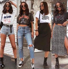 Estilo Edgy, Outfit Sporty, Casual Oufits, Trendy Mom, Mix Style, Daily Dress, Bohemian Clothes, Edgy Outfits, Mom Outfits