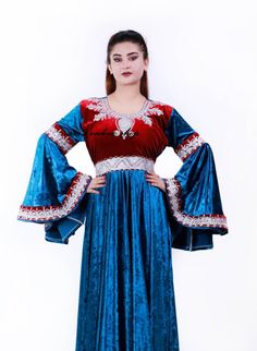 afghan kuchi traditional wedding drees is made of good quality long lasting fabric. Traditionally such Afghanistan Persian Pashtun new design frocks are used as bridal dress. Most of girls also like and recommend such dresses for wedding, Nikkah and Mehndi night events. The dress measurements are kept average. If you need this frock in exact measurements you need, then please send us measurements which best fit on your body Bohemian Style Floor-length Dress With Dabka Detailing, Bohemian Floor-length Dress With Dabka Detailing, Bohemian Floor-length Dress With Dabka Embroidery, Bohemian Dabka Maxi Dress For Wedding, Anarkali Floor-length Handwork Dress, Bohemian Long Gown With Dabka, Bohemian Long Gown With Dabka Details, Bohemian Long Gown With Dabka Embroidery, Floor-length Handwork Dress For Eid