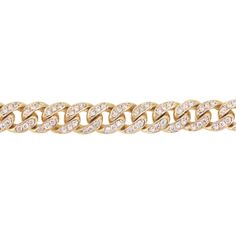 14kt gold and diamond cuban link bracelet *solid gold *diamonds go all the way around Luxury Yellow Gold Cuban Link Bracelet With Diamond Accents, Yellow Gold Diamond Bracelet With Cuban Link Curb Chain, Formal Cuban Link Bracelet With Diamond Accents, Diamond Chain Link Bracelet With Curb Chain, Yellow Gold Cuban Link Diamond Bracelet, Diamond Cuban Link Curb Chain Bracelet, Elegant Cuban Link Bracelet With Diamond Accents, Formal Diamond Cuban Link Bracelet With Curb Chain, Diamond Curb Chain Link Bracelet